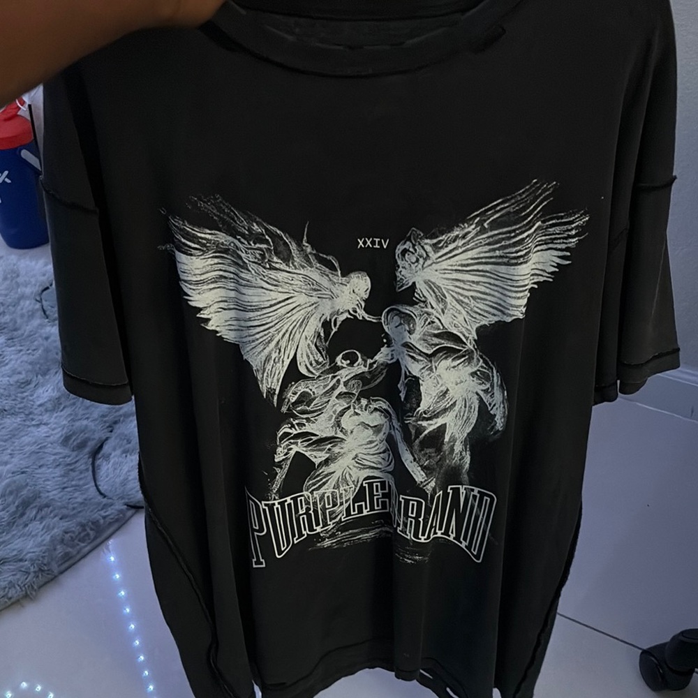 Purple Brand Black Inside Out T-Shirt XXIV